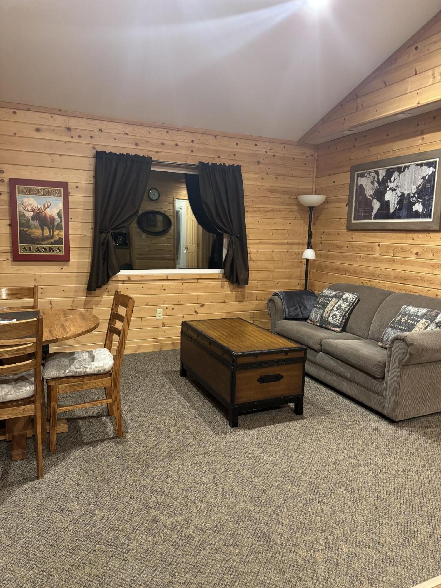 Susitna River Lodging, Backwoods Cabins Talkeetna Exteriér fotografie